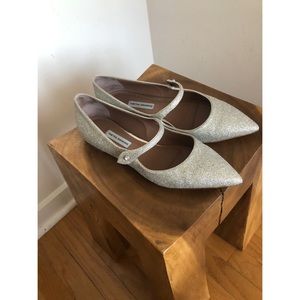 Tabitha Simmons Hermione Glitter Flats